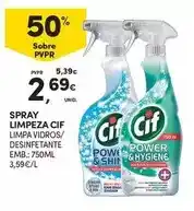 Continente Cif - spray limpeza promoção