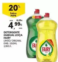 Continente Fairy - detergente manual loica promoção