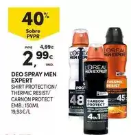 Continente L'oréal - deo spray men expert promoção