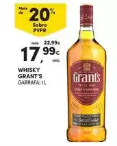 Continente Grant's - whisky promoção