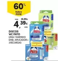 Continente Pato - discos wc promoção