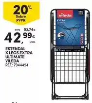 Continente Vileda - estendal x legs extra ultimate promoção
