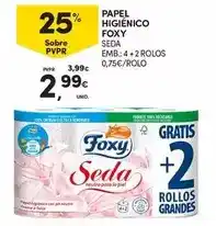 Continente Foxy - papel higienico promoção