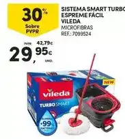 Continente Vileda - sistema smart turbo espreme facil promoção