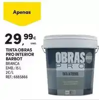Continente Barbot - tinta obras pro interior promoção