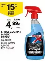 Continente Redex - spray cockpit magic promoção
