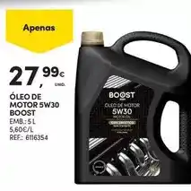 Continente Boost - oleo de motor 5w30 promoção