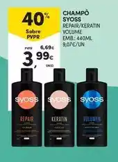 Continente Syoss - champo promoção