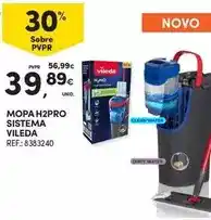 Continente Vileda - mopa h2pro sistema promoção