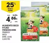 Continente Purina - alimento seco p/cão friskies mini promoção