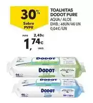 Continente Dodot - toalhitas promoção
