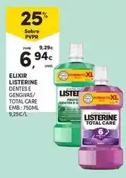 Continente Listerine - elixir promoção