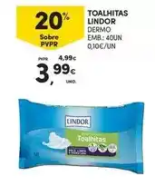Continente Lindor - toalhitas promoção