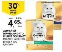 Continente Purina - alimento humido p/gato gourmet promoção