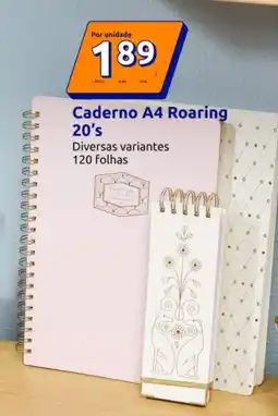 Action Caderno A4 Roaring 20's promoção