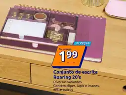 Action Conjunto de escrita Roaring 20's promoção