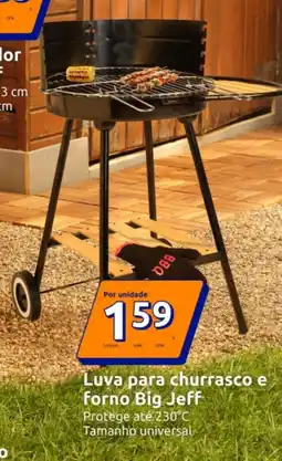 Action Luva para churrasco e forno Big Jeff promoção