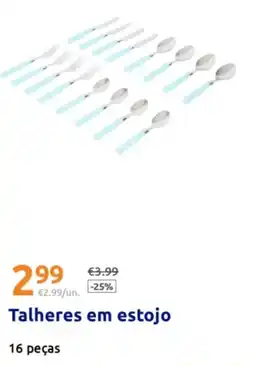 Action Talheres em estojo promoção