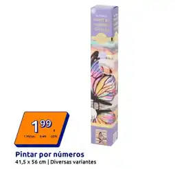 Action Pintar por números promoção