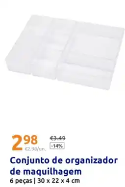 Action Conjunto de organizador de maquilhagem promoção