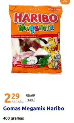 Action Gomas Megamix Haribo promoção
