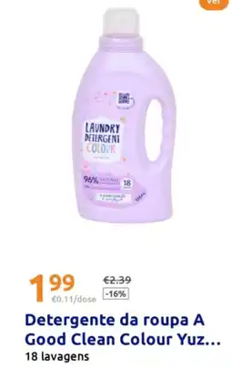 Action Detergente da roupa A Good Clean Colour Yuz... promoção