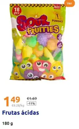 Action Frutas ácidas promoção