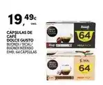 Continente Dolce gusto - cápsulas de café promoção