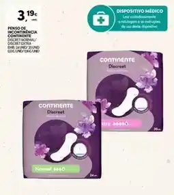Continente Continente - penso de incontinencia promoção