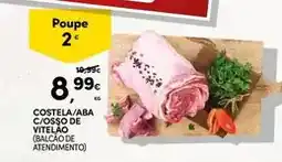 Continente Costela/aba c/osso de vitelao promoção