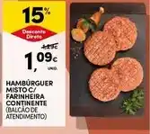 Continente Continente - hambúrguer misto c/ farinheira promoção