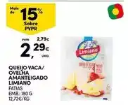 Continente Limiano - queijo vaca/ ovelha amanteigado promoção