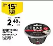 Continente Ricotta high protein promoção