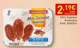 Recheio Amanhecer - mini gelados amêndoa promoção