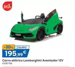 Toys R Us Sun & sport - carro elétrico lamborghini aventador 12v promoção