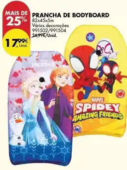 Pingo Doce Marvel - prancha de bodyboard promoção