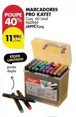 Pingo Doce Marcadores pro kayet promoção