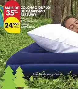 Pingo Doce Bestway - colchao duplo 35% de campismo promoção
