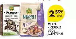 Pingo Doce A+ - muesli 4 cereais promoção