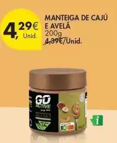 Pingo Doce Manteiga de cajú e avelã promoção