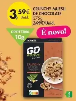 Pingo Doce Crunchy muesli de chocolate promoção