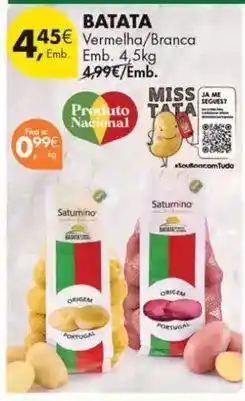Pingo Doce Nacional - batata promoção