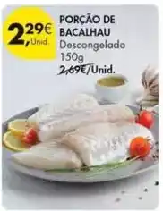 Pingo Doce Porção de bacalhau promoção