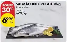 Pingo Doce Aquacultura - salmão inteiro até promoção