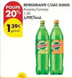 Pingo Doce Sumol - refrigerante c/gas promoção