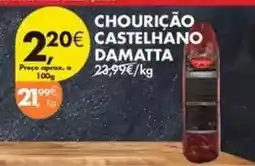 Pingo Doce Damatta - chouricao castelhano promoção