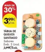 Pingo Doce Santiago - tábua de queijos promoção