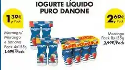 Pingo Doce Danone - iogurte liquido puro promoção