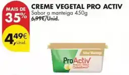 Pingo Doce Proactiv - creme vegetal pro activ promoção