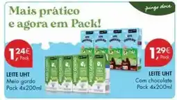 Pingo Doce com - leite uht promoção